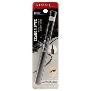 Rimmel London 001 Black Scandal'Eyes Micro Eyeliner 0.037 Fl Oz 1.1 mL